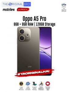 Oppo A5 Pro - 8GB RAM - 128GB Storage - PTA Approved - 12 Months Warranty - Brown - The Original Bro Mobiles - TOB35